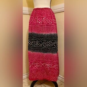 MAXI Skirt; Summer Holiday Colors; Sequins; One Size. *NEW ARRIVAL